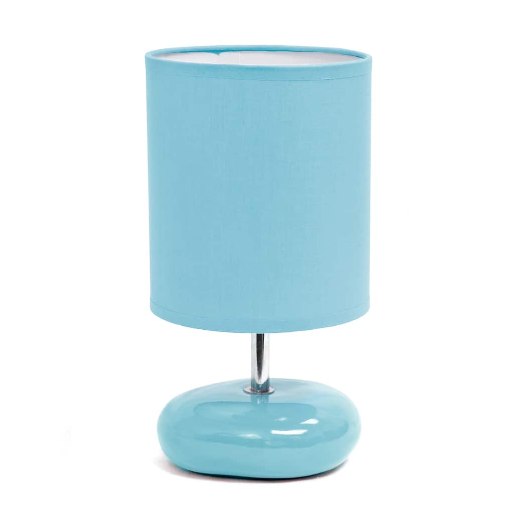 Creekwood Home 10.24" Traditional Mini Round Rock Table Lamp - 10.24