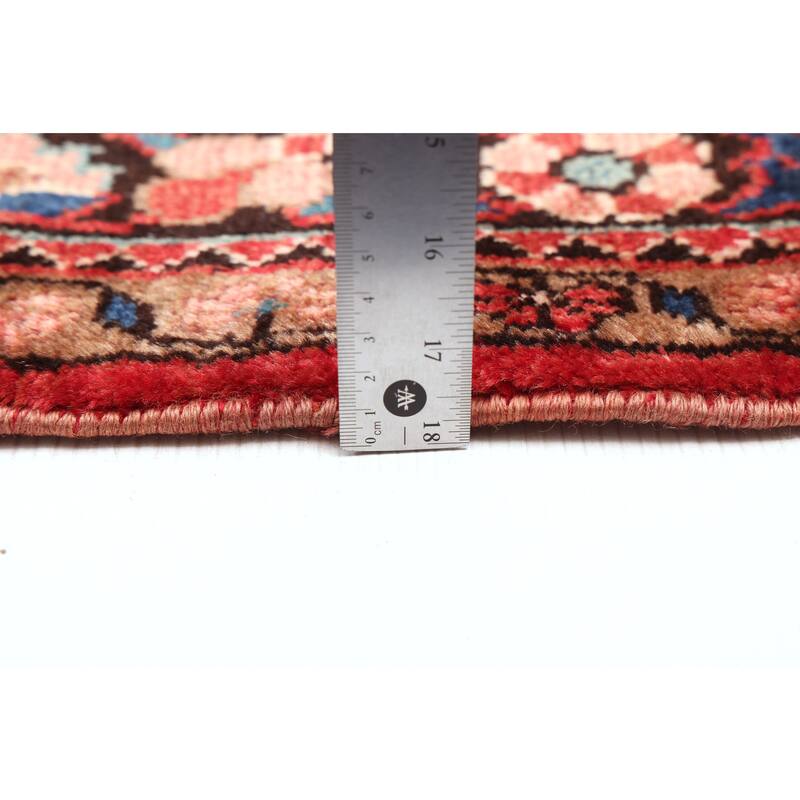 ECARPETGALLERY Hand-knotted Anatolian Vintage Red Wool Rug - 5'3 x 10'4