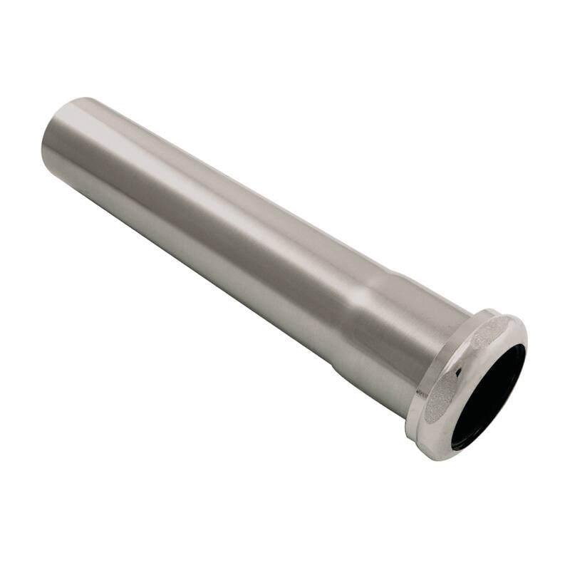 Kingston Brass Century 1-1/2" x 8" Brass Slip Joint Tailpiece Extension Tube - Brushed Nickel