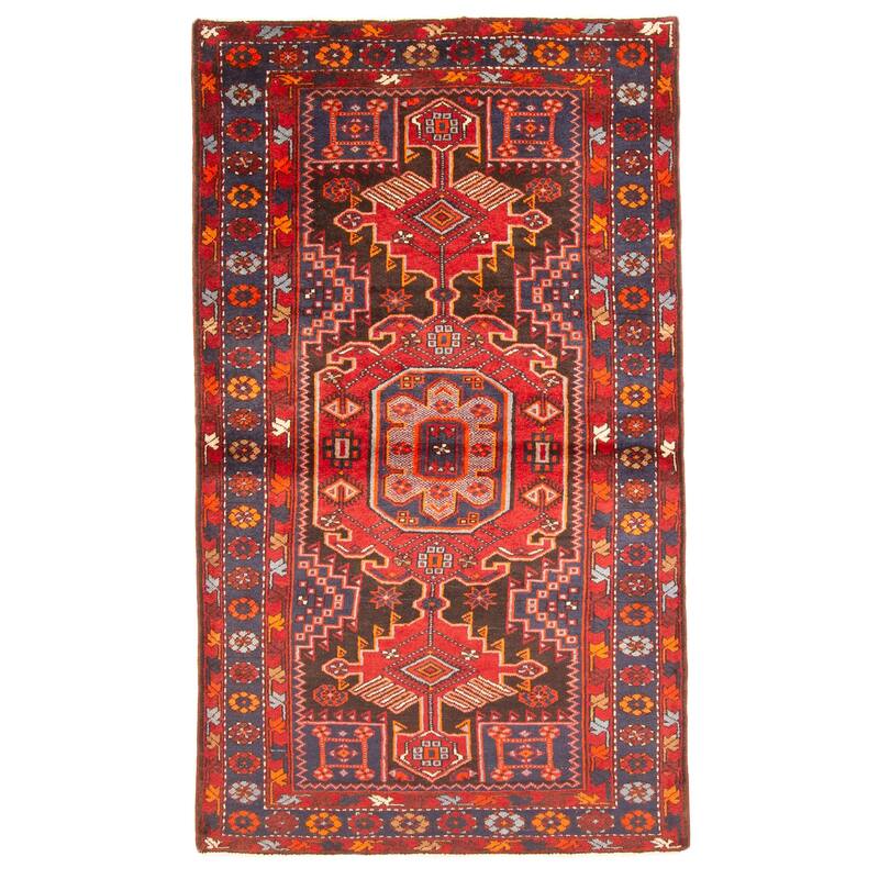 ECARPETGALLERY Hand-knotted Anadol Brown Wool Rug - 4'1 x 7'1