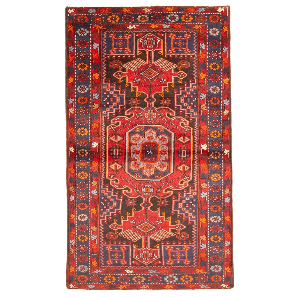 ECARPETGALLERY Hand-knotted Anadol Brown Wool Rug - 4'1 x 7'1