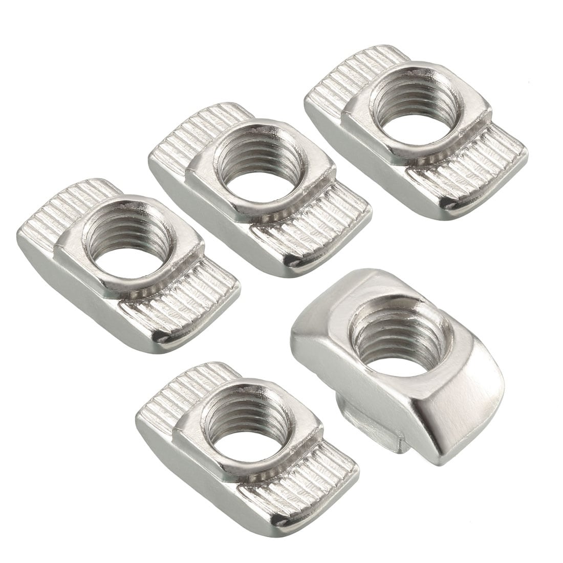 uxcell M8 Thread Drop in T-Nuts 10 Pcs for 40 Series T-Slot Aluminum Extrusion