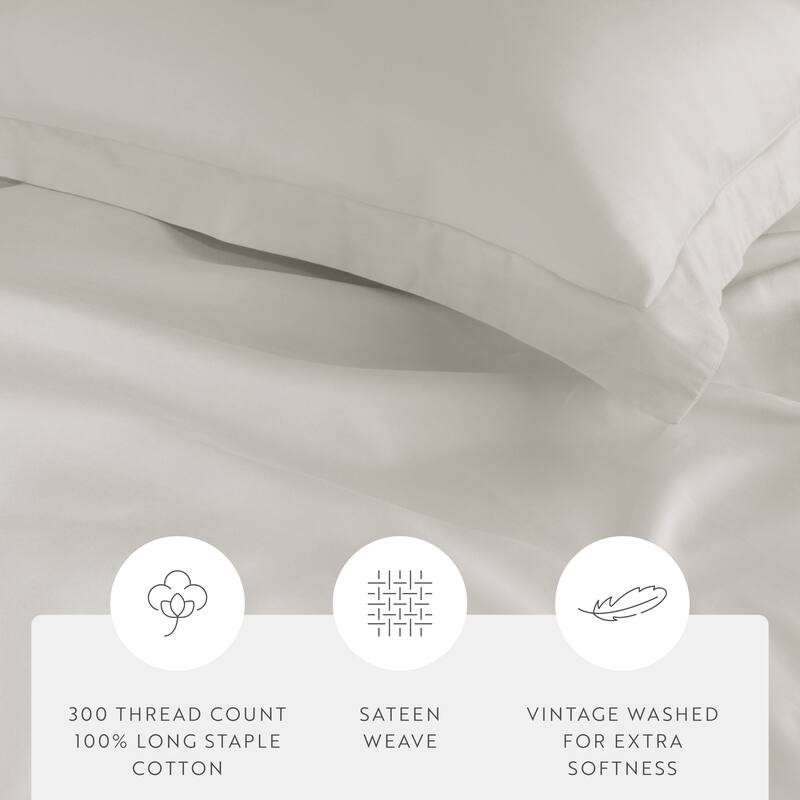 Becky Cameron Ultra Soft 100% Cotton Comforter & Duvet Cover Bundle