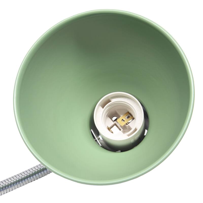 Gooseneck Desk Lamp with Adjustment Shade - 16.25" - Sage Green
