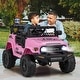 preview thumbnail 4 of 33, 12V 7Ah Licensed Toyota FJ Cruiser Electric Car with Remote Control - 39” x 26” x 27.5” Pink