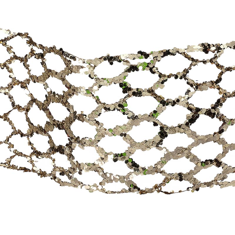 72"X6W Sequin Open Weave metallic Garland