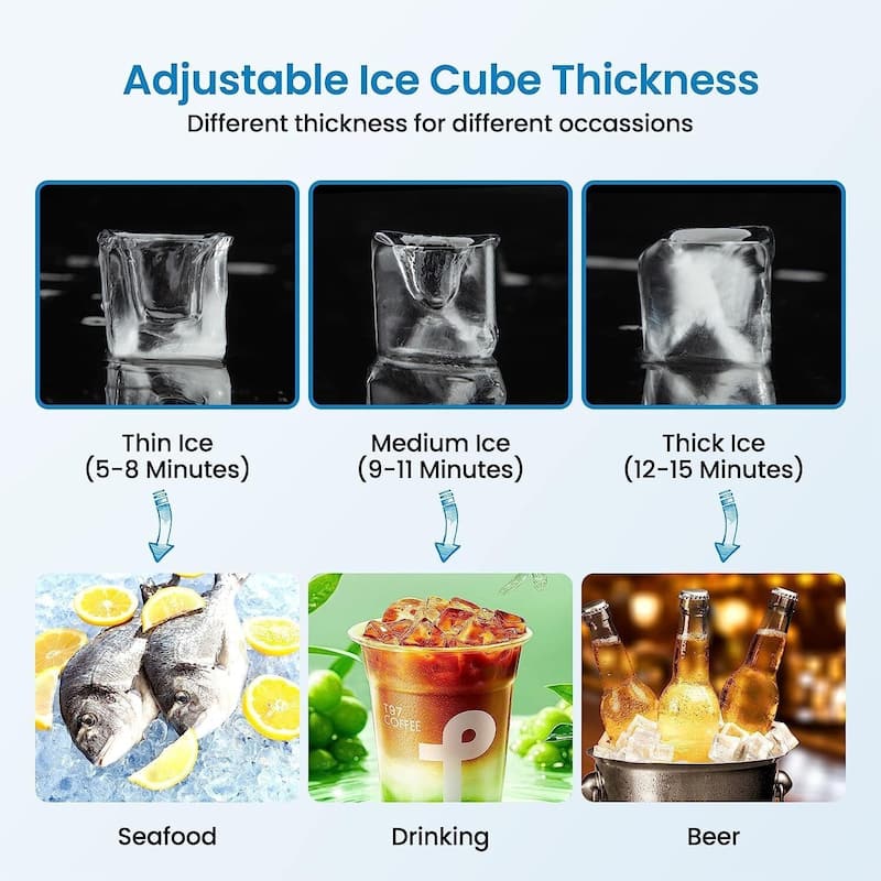 Touchscreen Ice Maker Machine
