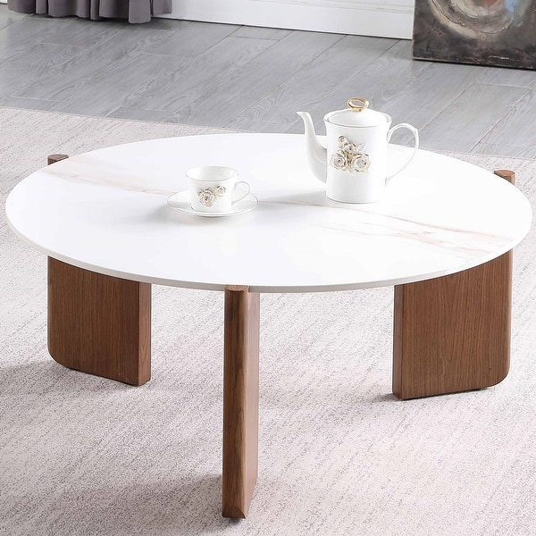 slide 2 of 6, Somette Helida Sintered Stone Top Cocktail Table