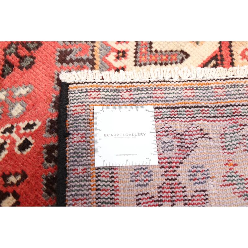 ECARPETGALLERY Hand-knotted Konya Anatolian Light Red Wool Rug - 3'10 x 8'9