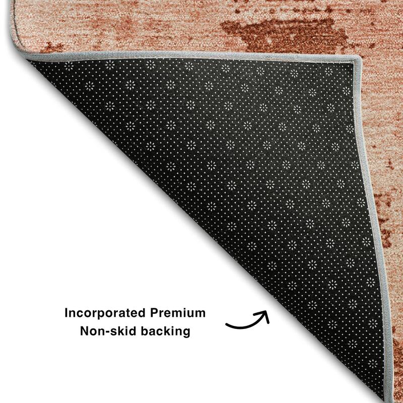 Premium Washable Super Soft Casual Abstract Mayfield Rug