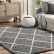 preview thumbnail 21 of 48, Nuloom Kesha Contemporary Trellis Shag Area Rug