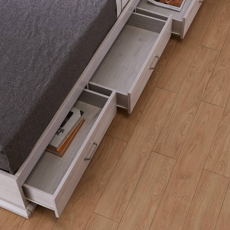 DH BASIC Contemporary 3-Drawer Storage Platform Bed by Denhour