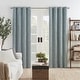 preview thumbnail 31 of 36, Eclipse Aura Draft Stopper Energy Saving 100% Blackout Grommet Top Curtain Panel