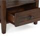 WYNDENHALL Norfolk Solid Wood Rectangle Transitional End Side Table - 20 inch Wide