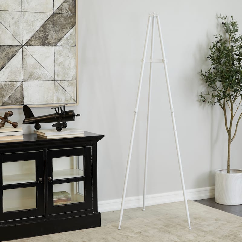 Metal Traditional Easel - 24 x 17 x 70 - White