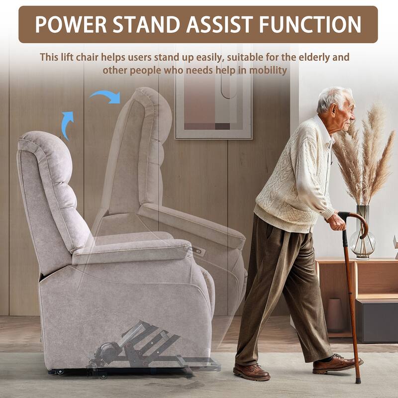 Rocking Swivel Recliner Chair for Living Room