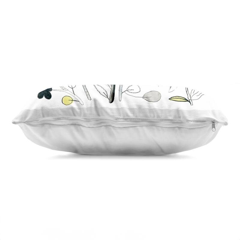 Stupell Simple Drawn Nature Sprigs Decorative Printed Throw Pillow Design by Ashley Davis