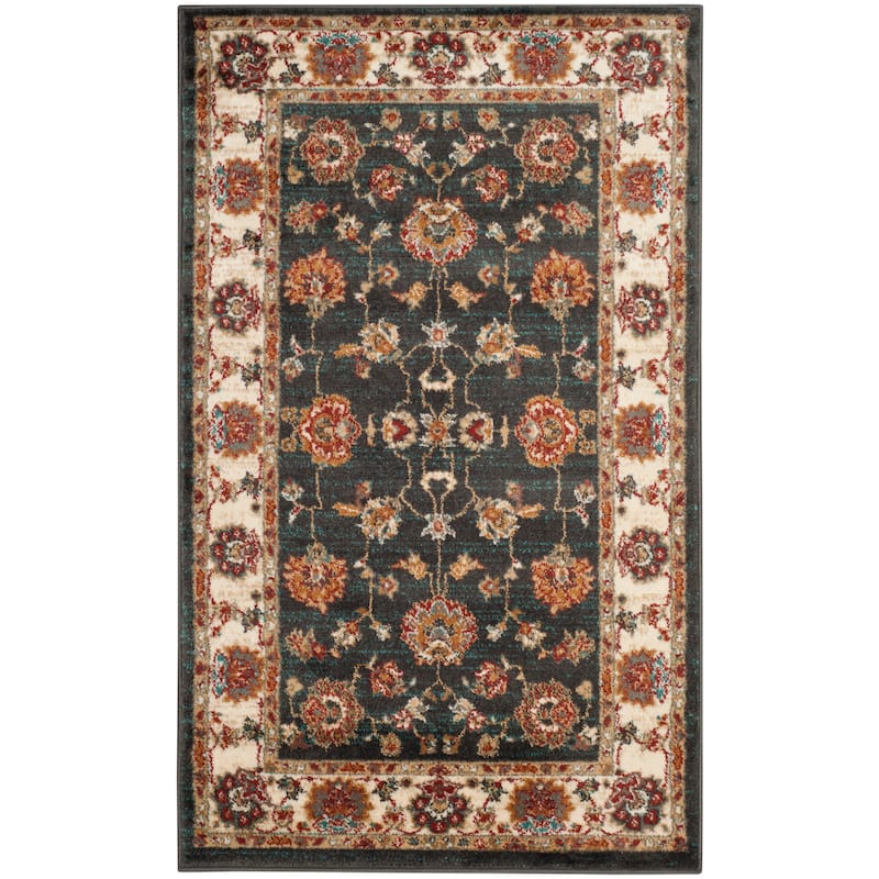 SAFAVIEH Summit Taisia Traditional Oriental Rug - 3' x 5' - Dark Grey/Ivory