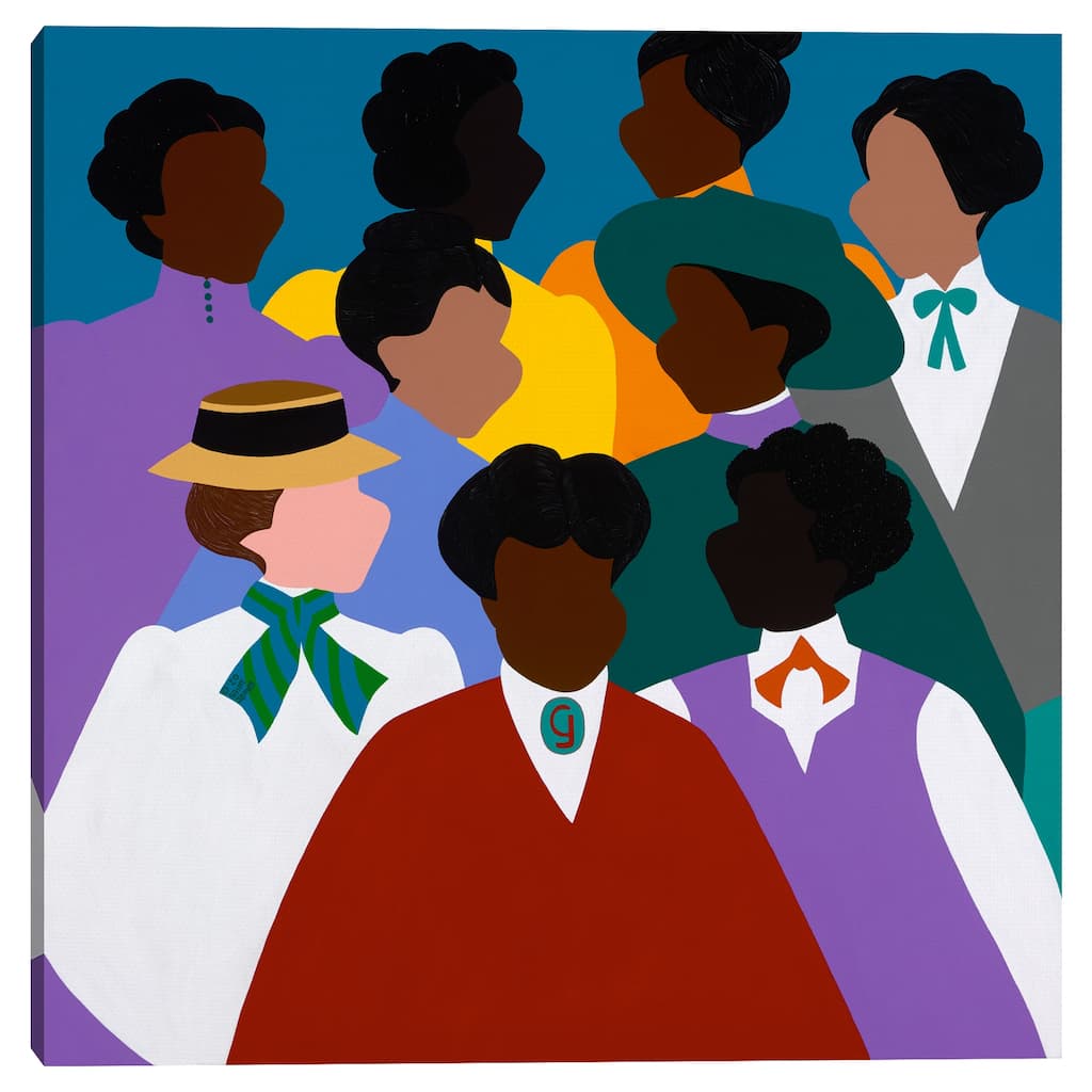 Belle Epoque Madam CJ Walker by Synthia SAINT JAMES Canvas Art Print