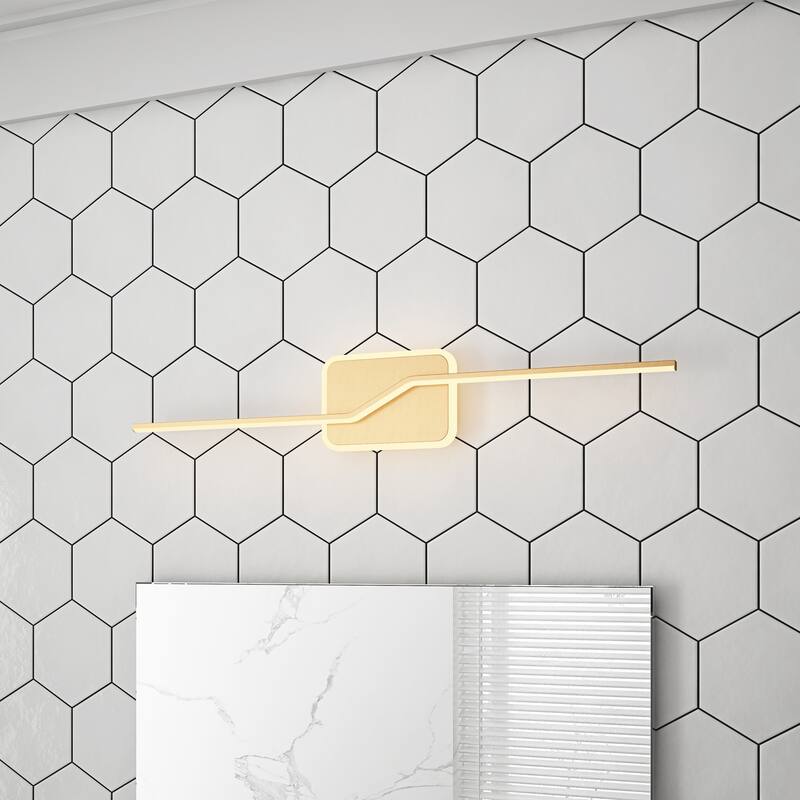 Modern LED Dimmable Vanity Light Over Mirror for Bathroom Lighting