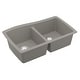 preview thumbnail 18 of 51, Karran Undermount Quartz Double Bowl Kitchen Sink