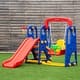 preview thumbnail 10 of 8, Goplus 3 in 1 Junior Children Climber Slide Swing Seat Basketball Hoop