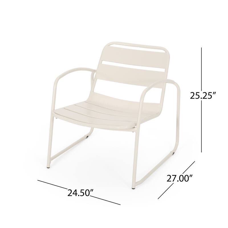 Cowan Outdoor Modern 2 Seater Chat Set by Christopher Knight Home