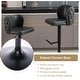 preview thumbnail 26 of 109, Modern Upholstered Swivel Adjusatble Height Leather Barstools Set of 6
