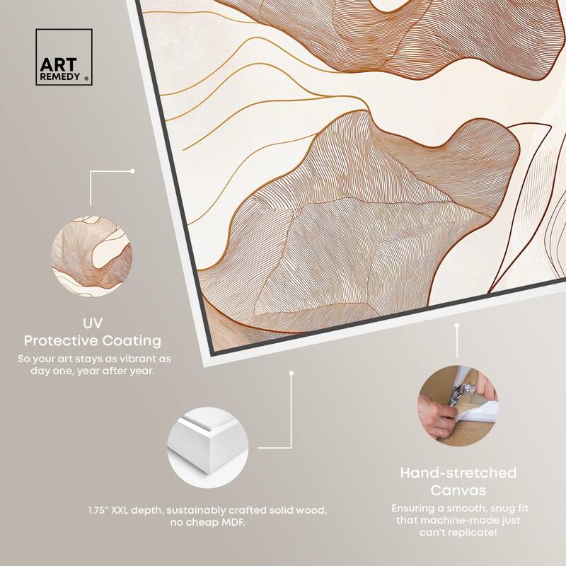 Contoured Reverie I Canvas by Art Remedy