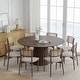 preview thumbnail 2 of 41, Solid Wood Round Dining Table for 4-8 People Nordic style