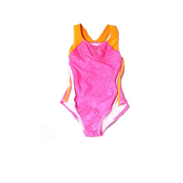speedo orange swimsuit