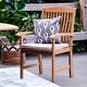 preview thumbnail 24 of 30, Cambridge Casual Caterina 6-Piece Teak Outdoor Extendable Dining Set