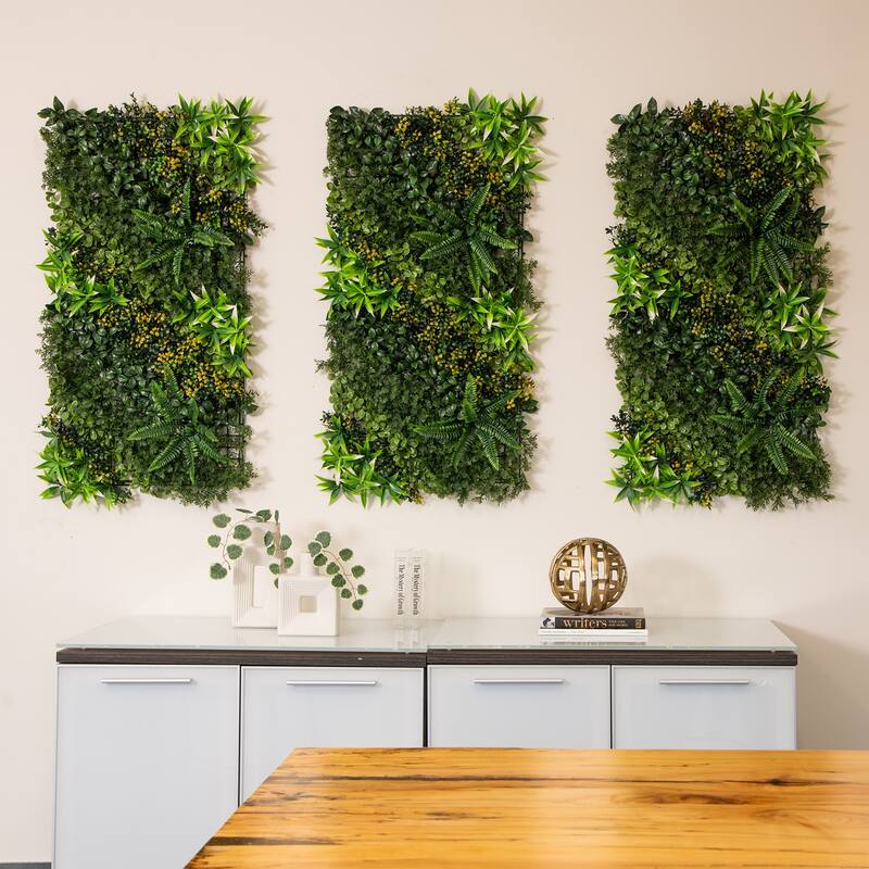 Hawaiian Islands Artificial Living Wall Panel - 40" - Green