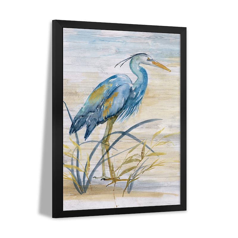 Blue Heron I Premium Framed Poster by Nan