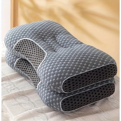 Cervical Pillow for Neck, Shoulder, & Back Pain Relief-Ergonomic Orthopedic Contour Pillow for Back and Side Sleep