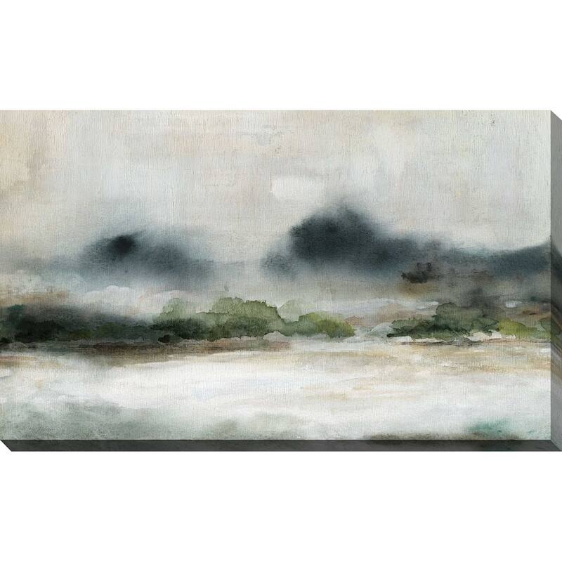 "Textured Rain II (Horizontal)" by Carol Robinson Print on Canvas