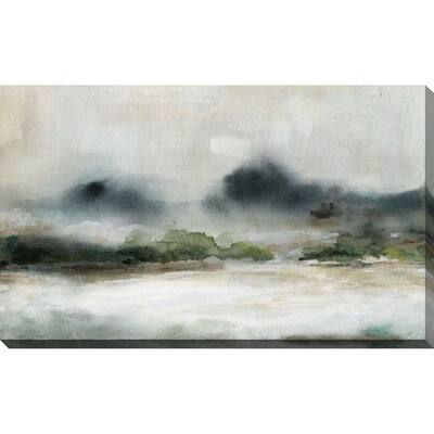 "Textured Rain II (Horizontal)" by Carol Robinson Print on Canvas