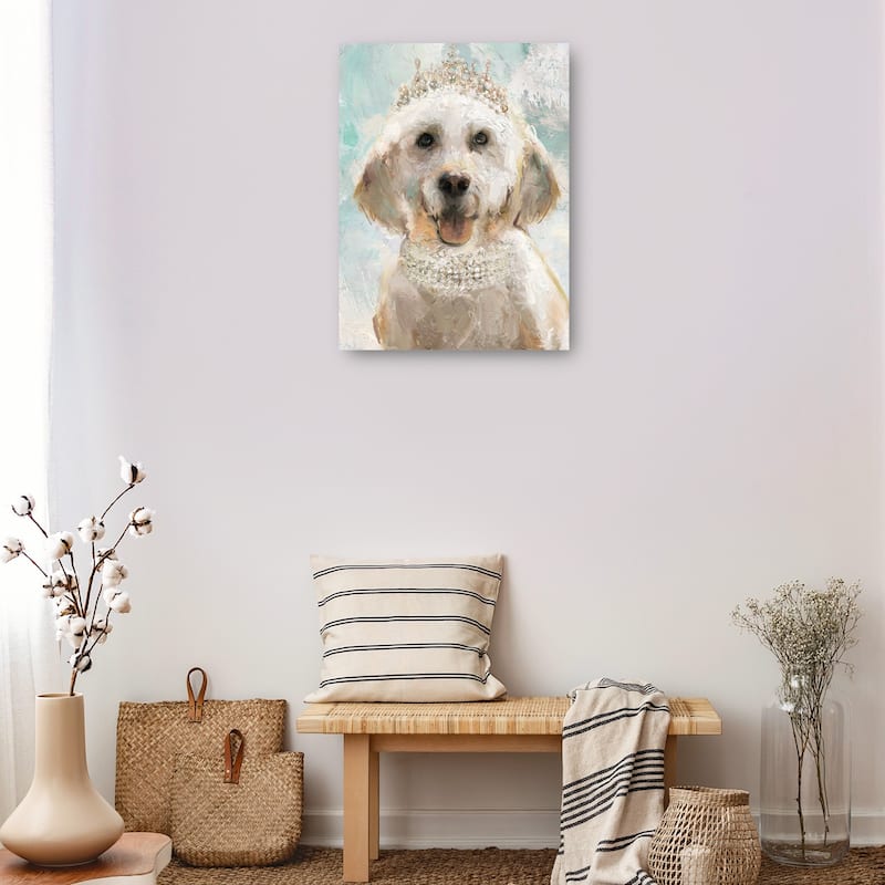 Doggie Divas I By Studio Arts Canvas Art Print