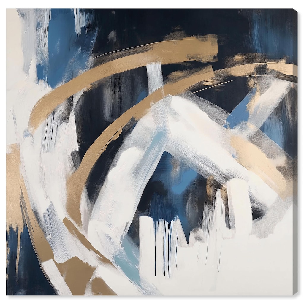 Golden Vortex II Canvas by Art Remedy, Gallery Wrapped