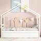 preview thumbnail 10 of 17, Twin Size House-Shaped Bed with Trundle