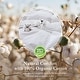 preview thumbnail 5 of 16, Lightweight 100% Organic Cotton Feather Down Comforter Summer Duvet Insert