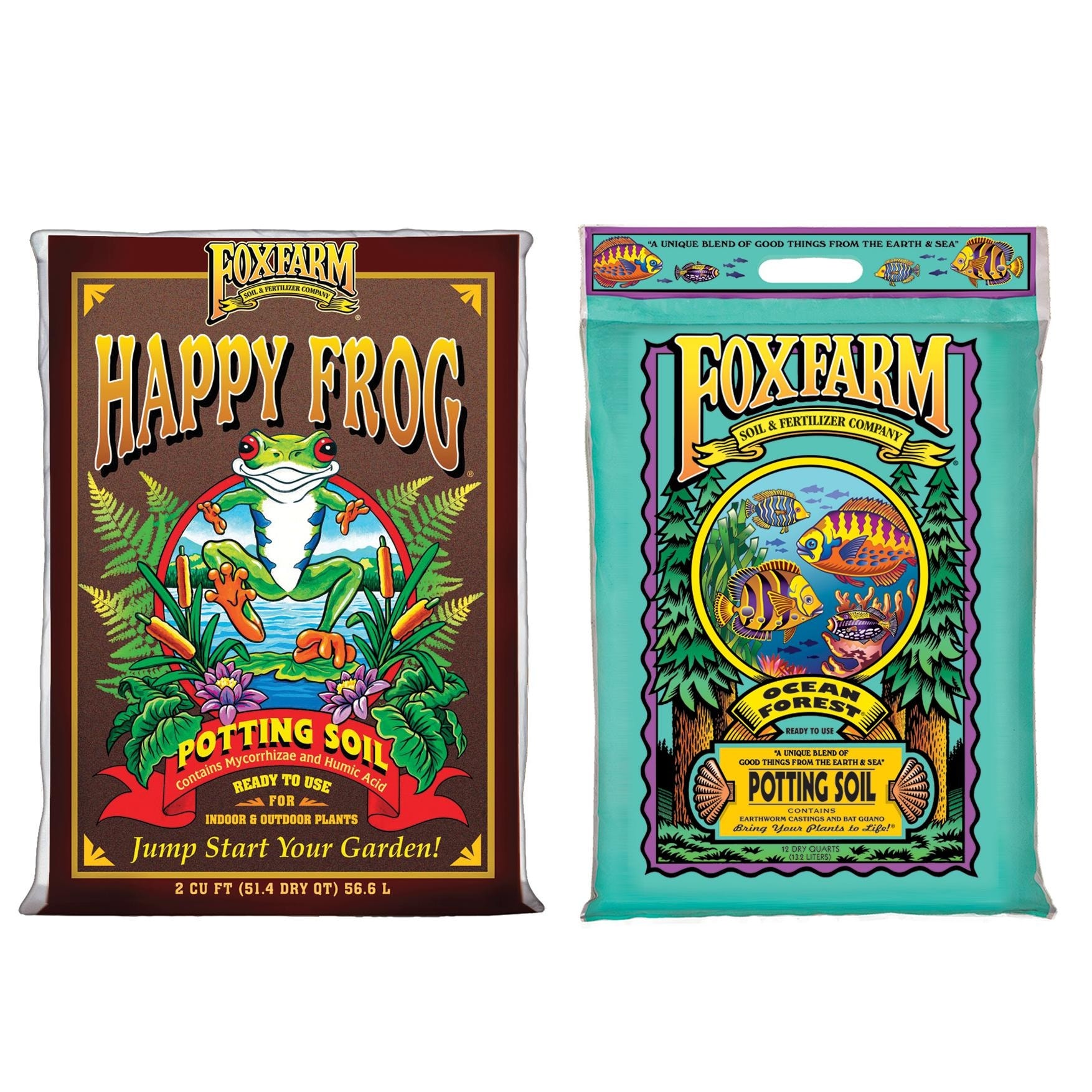 Foxfarm Happy Frog Potting Soil Mix and Ocean Forest Garden Potting Soil Mix  - 57 - Bed Bath & Beyond - 35462734