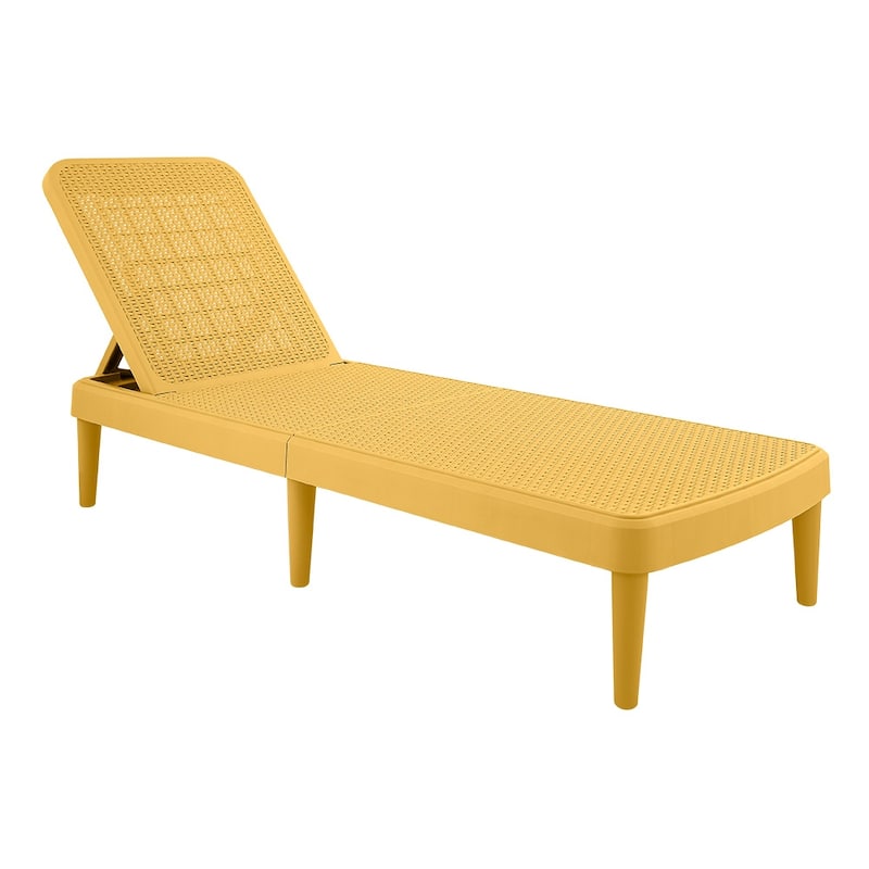 Mahina Resin Outdoor Chaise Lounge Chair by Havenside Home