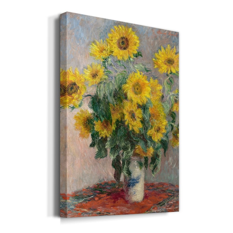 Bouquet of Sunflowers Premium Gallery Wrapped Canvas - Ready to Hang