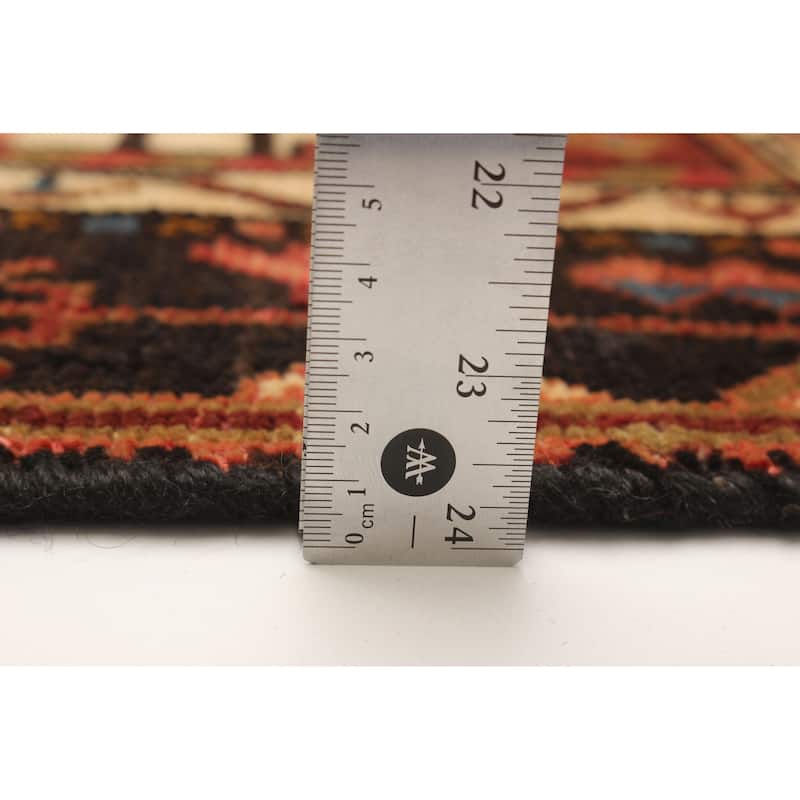 ECARPETGALLERY Hand-knotted Anatolian Vintage Red Wool Rug - 4' 11" x 9' 10"