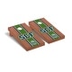 preview thumbnail 1 of 3, State College of Florida Manatees Rosewood Cornhole Board Set