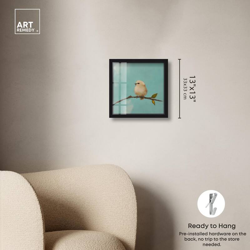 Azure Avian Shadowbox by Art Remedy