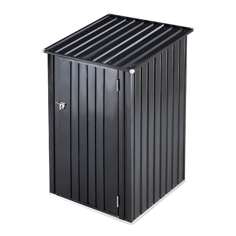 3 ft. x 3 ft. Outdoor Utility Tool Metal Storage Shed w/Lockable Door