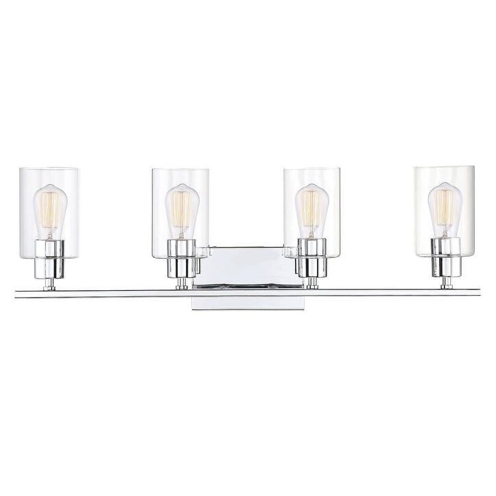 Lambert 4-Light Bathroom Vanity Light in Polished Chrome