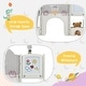 preview thumbnail 14 of 25, Kids Slide Playset Structure 9 in 1,Spaceship Set with Slide,Arch Tunnel,Ring Toss,Drawing Whiteboard,Basketball Hoop